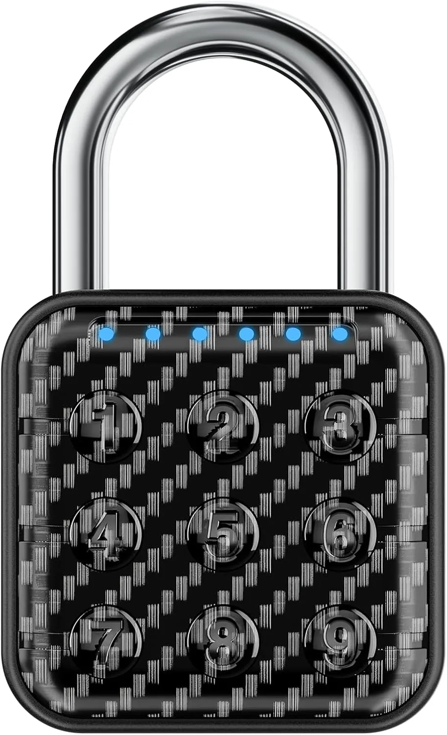 Combination Lock, Combination Lock for Locker, Locker Lock & Gym Locker Lock - High Security, Easy to Use for Gym, School, Travel, Outdoor (Carbon Fiber)