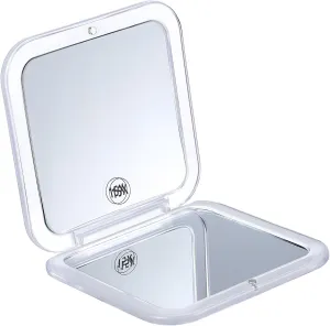 Compact Makeup Mirror Portable Folding Pocket Mirror with Magnification Travel Friendly for Handbag and Purse