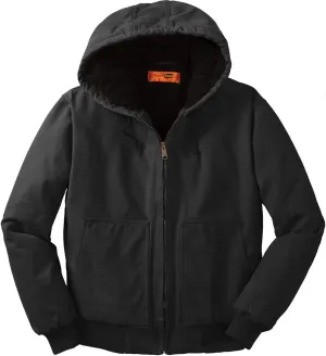 Cornerstone Men's Washed Duck Cloth Insulated Hooded Work Jacket
