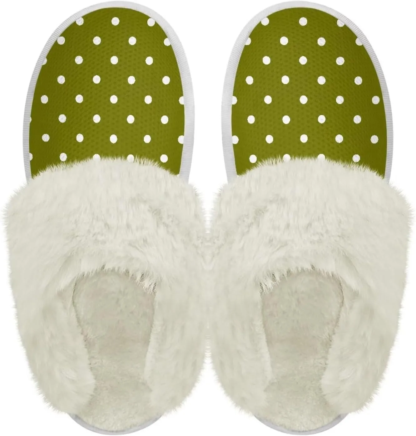 Cotton Slippers With Fluffy Edges House Slippers For Indoor Outdoor Cotton Slippers Unisex Cotton Slippers