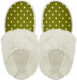 Cotton Slippers With Fluffy Edges House Slippers For Indoor Outdoor Cotton Slippers Unisex Cotton Slippers