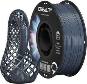 Creality ABS Filament 1.75, 3D Printer Filament, Excellent Resistance, Odorless Non-Toxic, Stability, Tough, 1kg(2.2lbs) Printing Filament 1.75mm for 3D Printer (Gray)