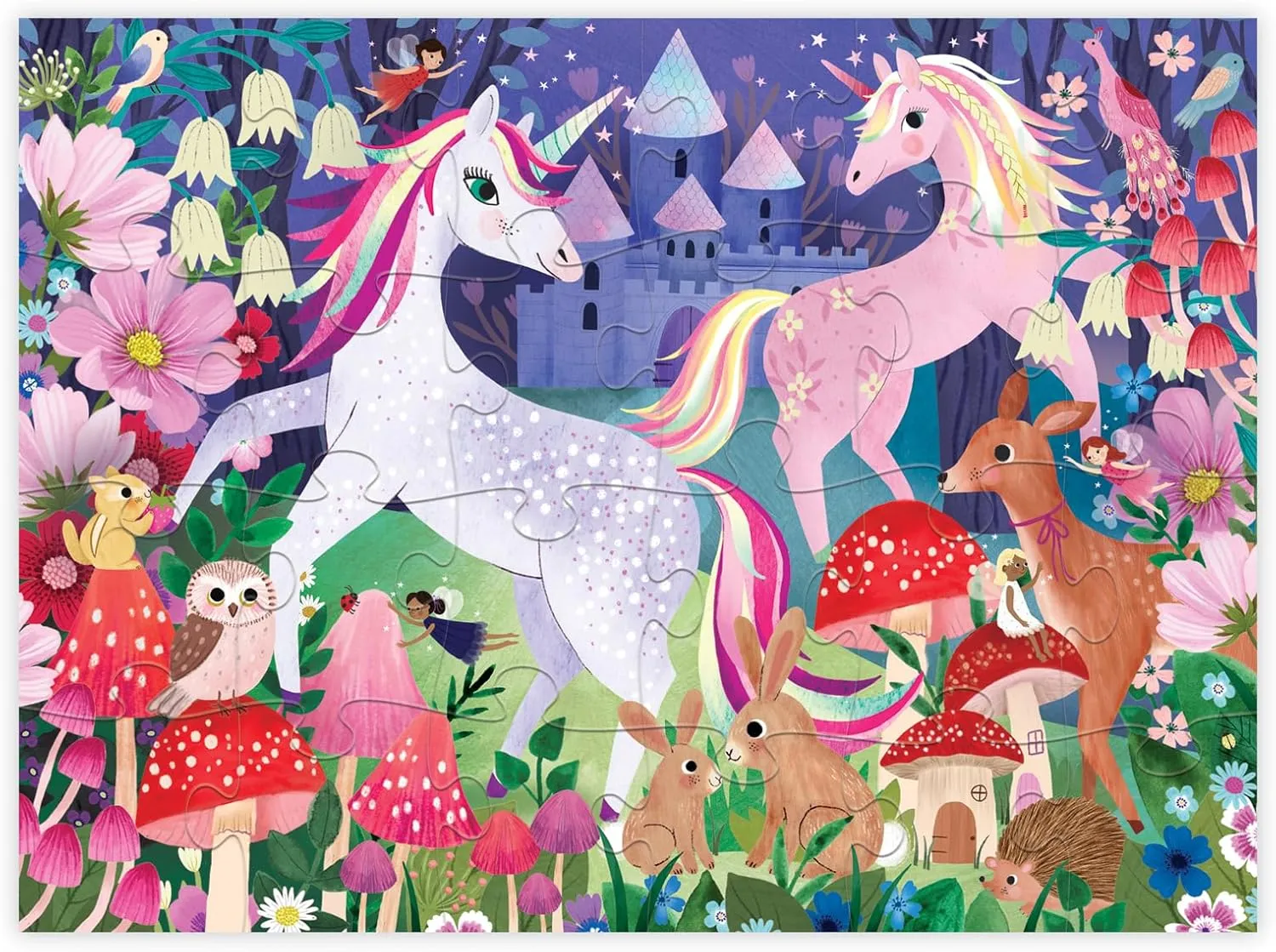 Crocodile Creek 24 Pc Unicorn Castle