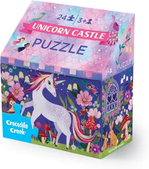 Crocodile Creek 24 Pc Unicorn Castle