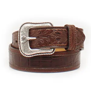 Crocodile Leather Strap Belt from Ariat