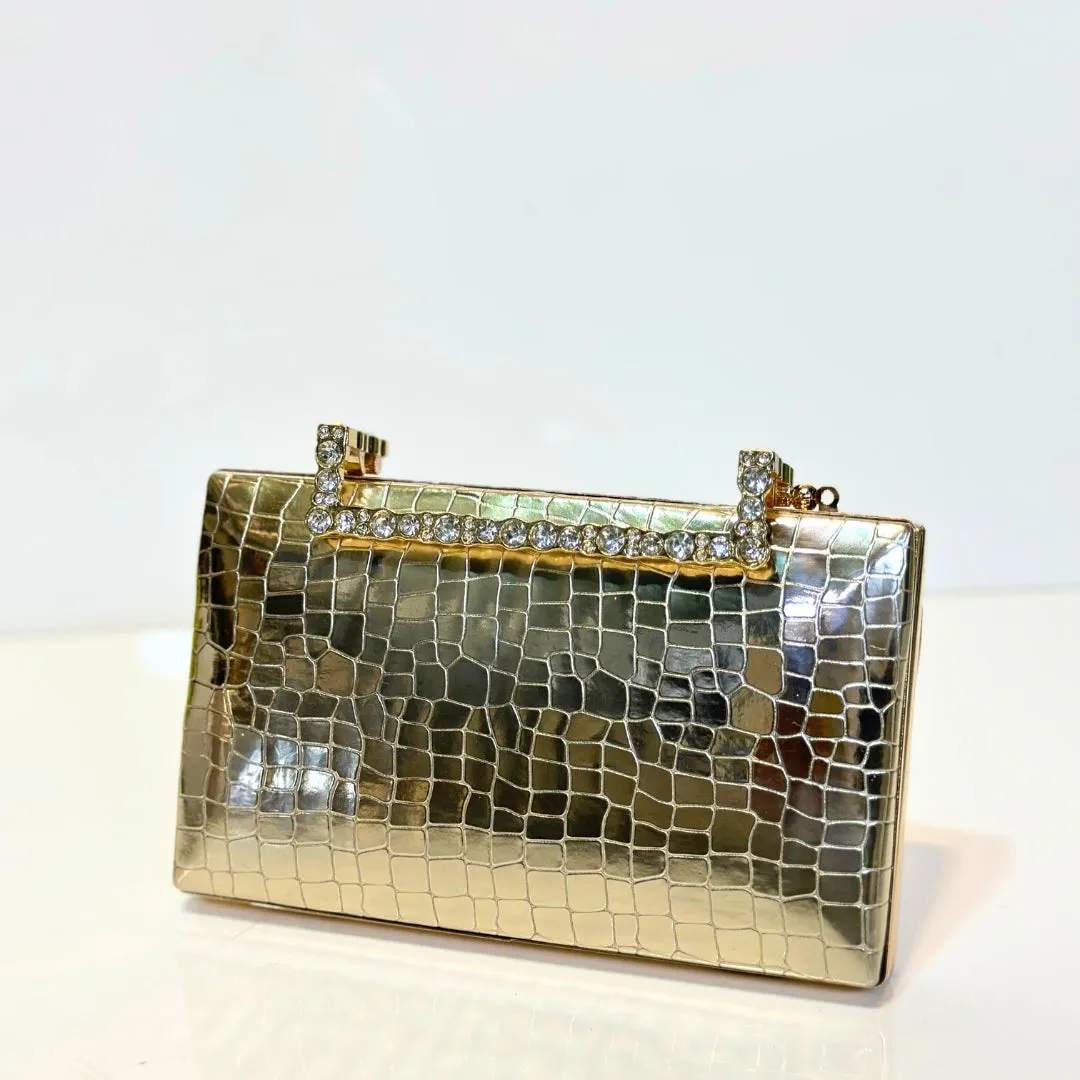 Crocodile Luxe Clutch