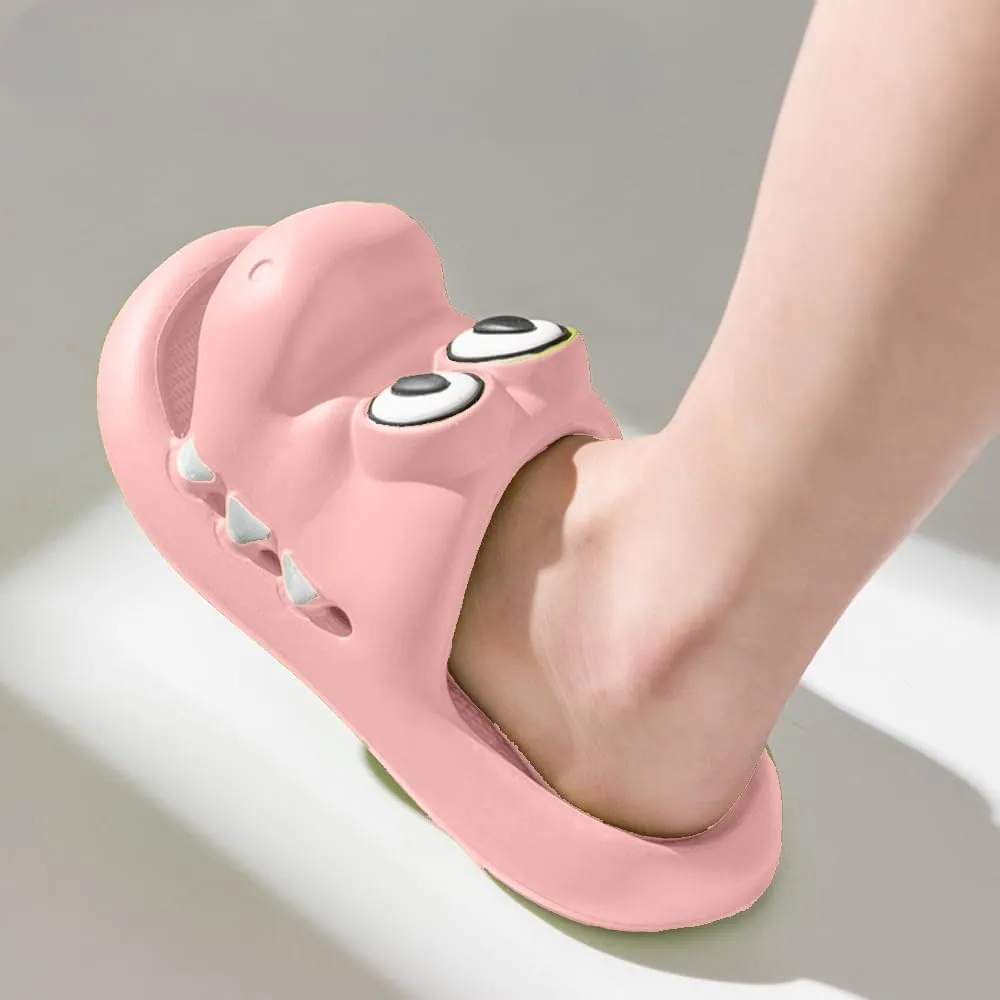 Crocodile Slippers Bathroom Slippers Lovely Female Summer Outside Wear Deodorant Bath Non-slip Home Slippers
