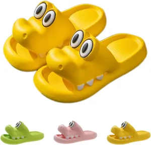 Crocodile Slippers Bathroom Slippers Lovely Female Summer Outside Wear Deodorant Bath Non-slip Home Slippers