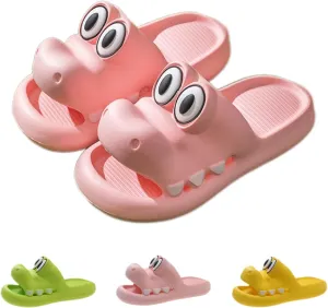 Crocodile Slippers Bathroom Slippers Lovely Female Summer Outside Wear Deodorant Bath Non-slip Home Slippers