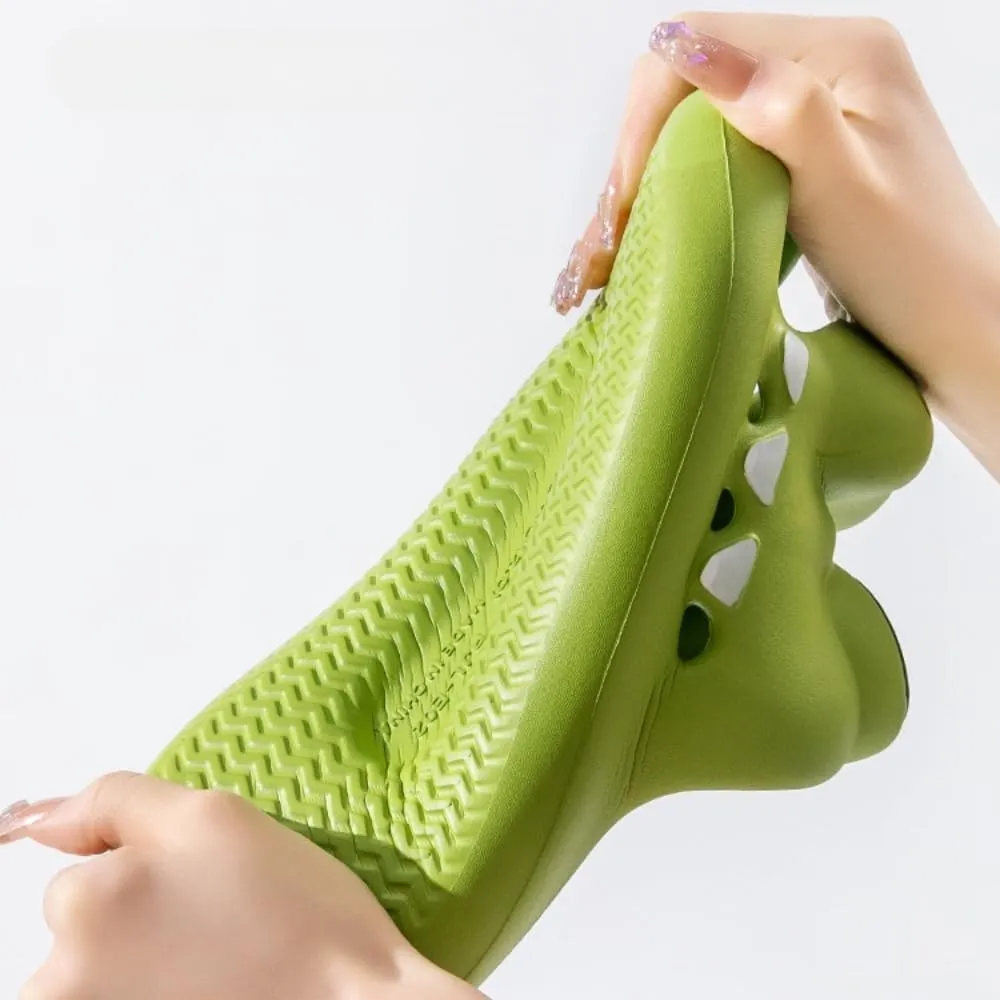 Crocodile Slippers Bathroom Slippers Lovely Female Summer Outside Wear Deodorant Bath Non-slip Home Slippers