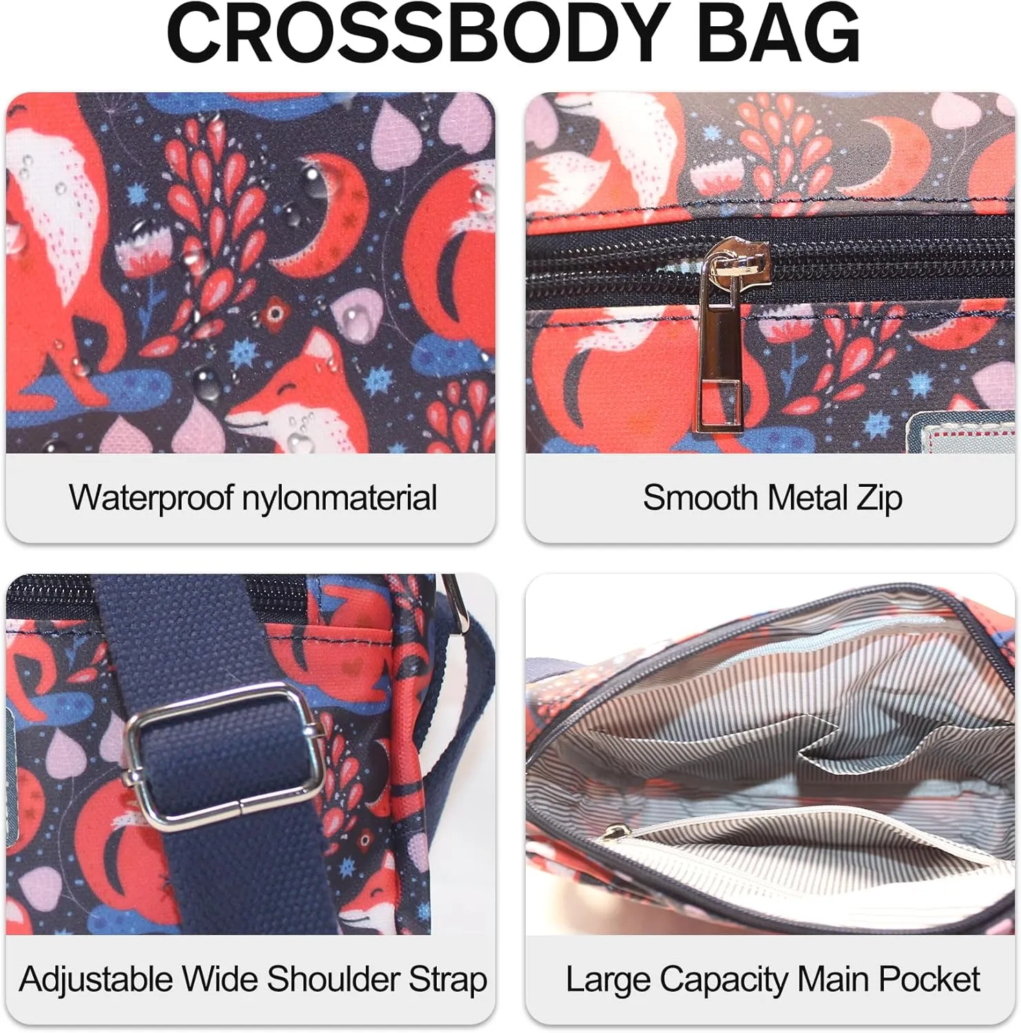 Cross body Bags for Women Lightweight Mini Crossbody Bags Everyday Bag Small Purses Travel Shoulder Bag Ladies Handbags