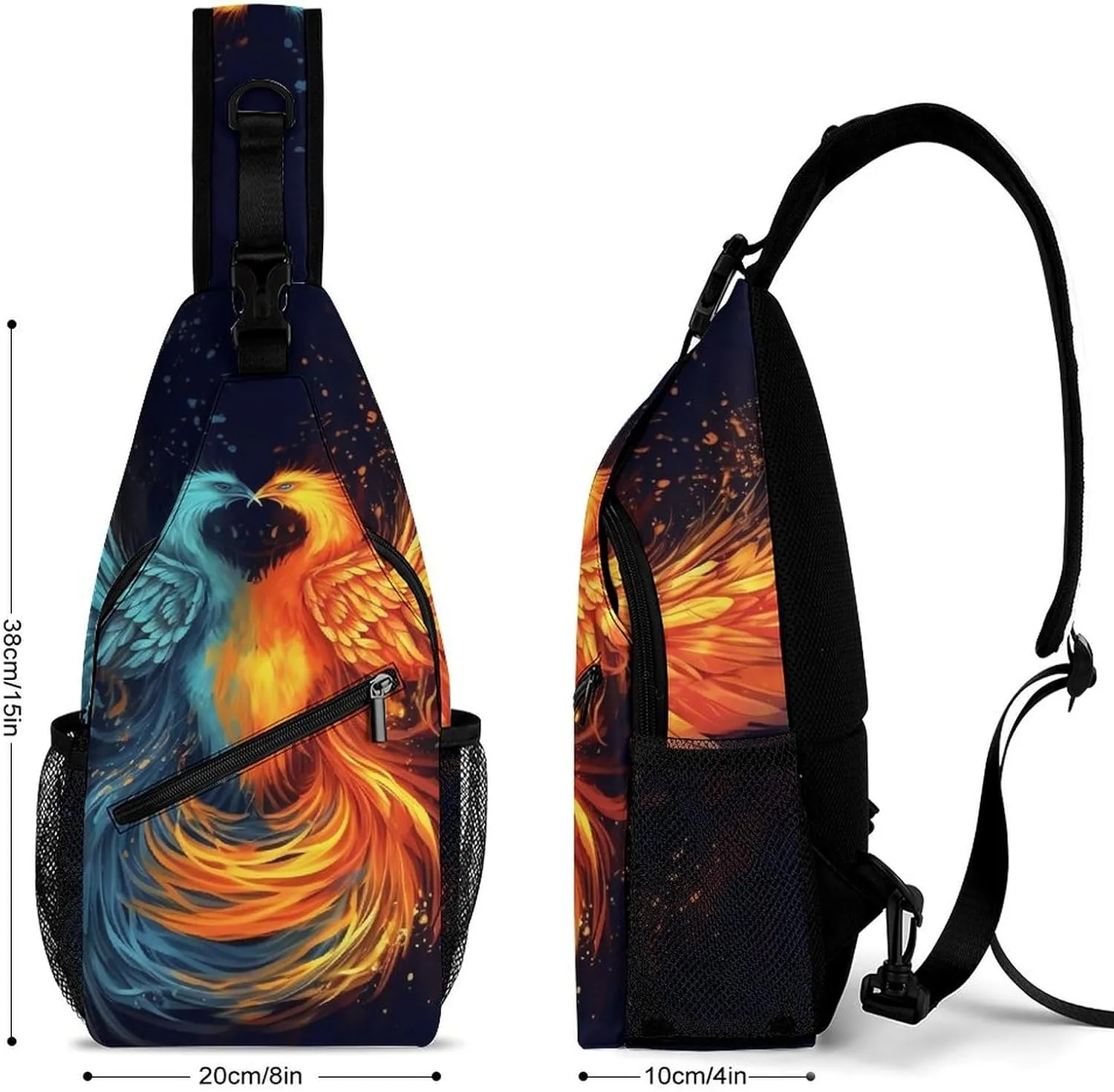 Crossbody Bag for Women Men Chest Bag Cute Sloth Sling Bag Crossbody Shoulder Bag Sling Backpack