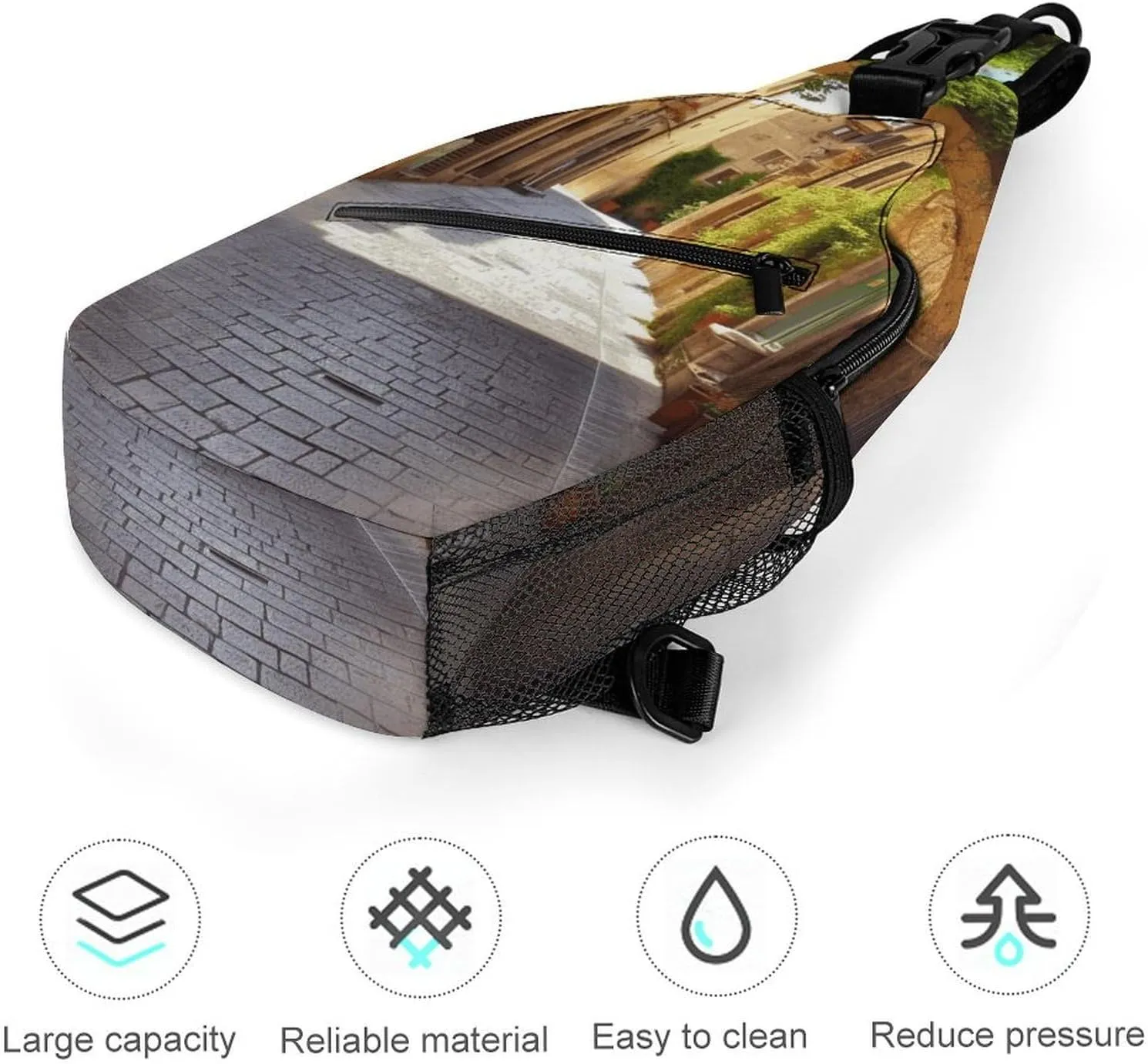 Crossbody Bag for Women Men Chest Bag Jungle Giraffe Sling Bag Crossbody Shoulder Bag Sling Backpack