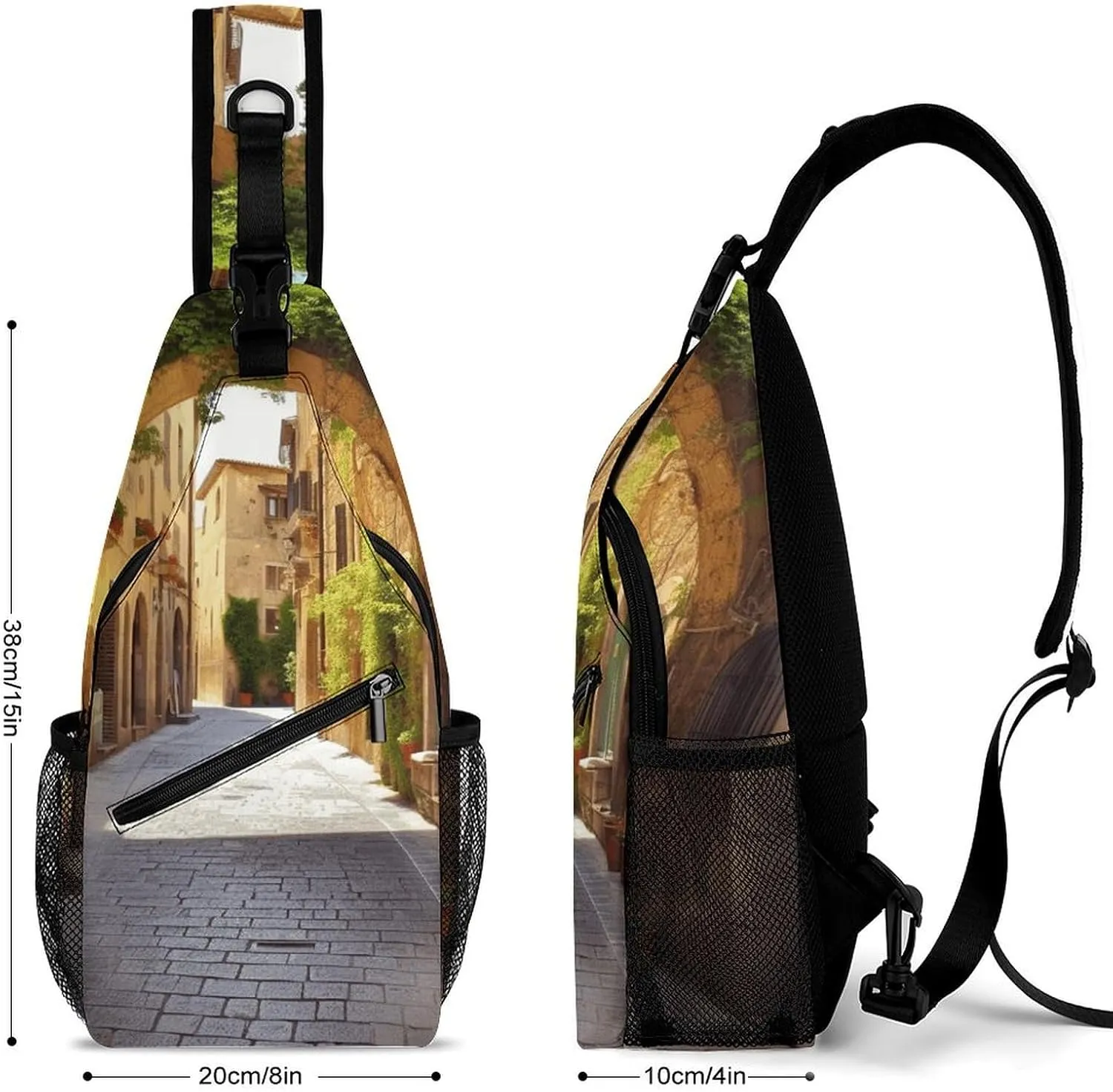 Crossbody Bag for Women Men Chest Bag Jungle Giraffe Sling Bag Crossbody Shoulder Bag Sling Backpack