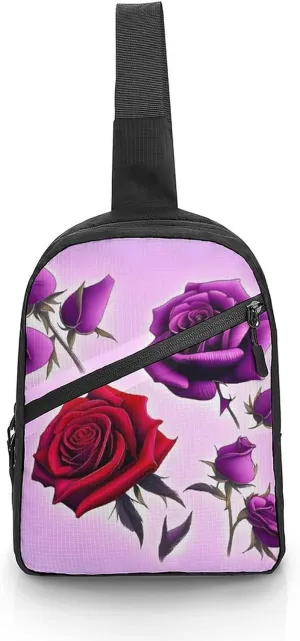 Crossbody Bag for Women Men Chest Bag Pug Sling Bag Crossbody Shoulder Bag Sling Backpack