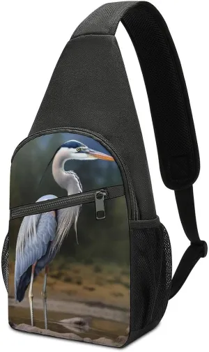 Crossbody Bag for Women Men Sling Bag Music Studio Chest Bag Crossbody Adjustable Shoulder Bag