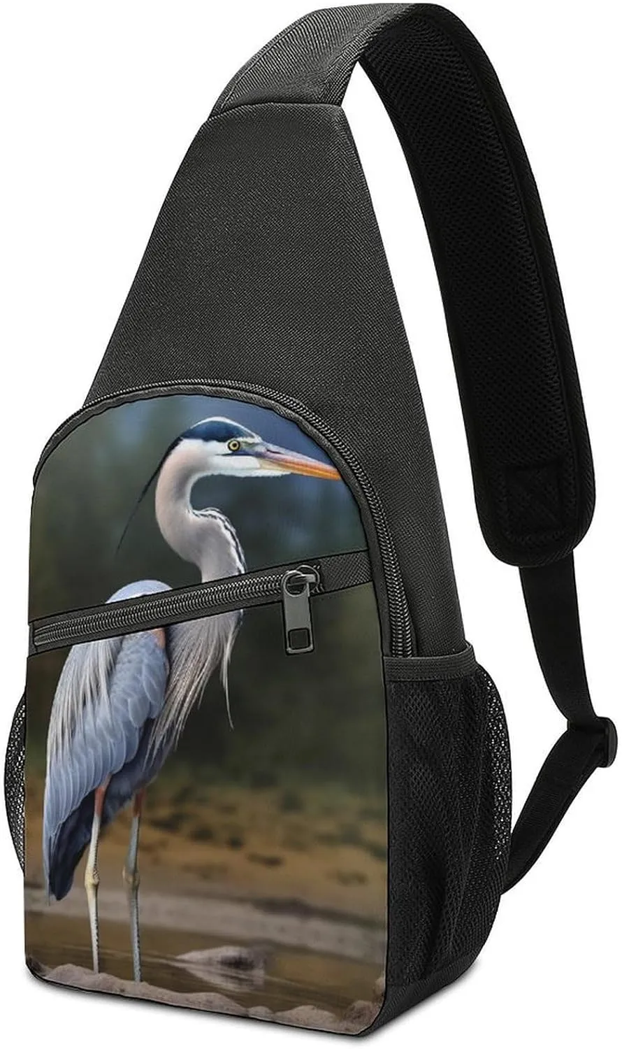 Crossbody Bag for Women Men Sling Bag Music Studio Chest Bag Crossbody Adjustable Shoulder Bag