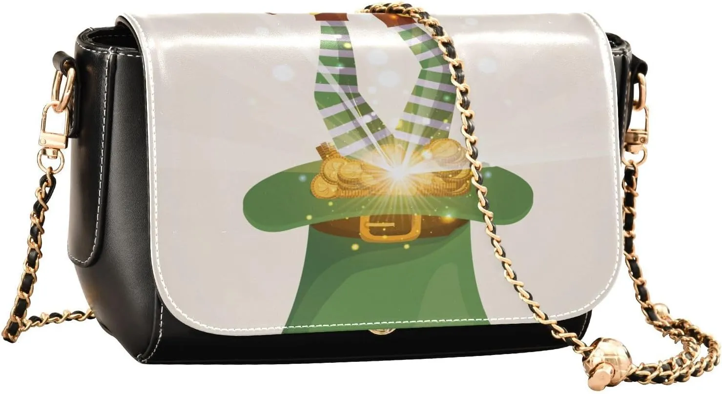 Crossbody Bags for Women Trendy Women's Black Shoulder Bag Small PU Leather Flap Cross Body Bag Handbags