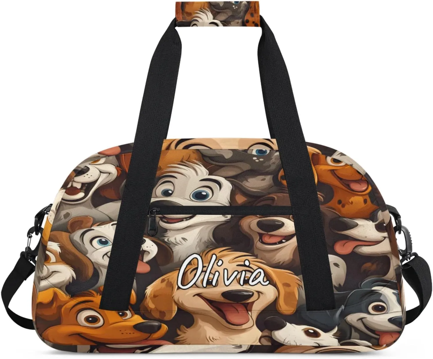 Custom Sports Gym Bag Personalized Name Travel Duffel Bag