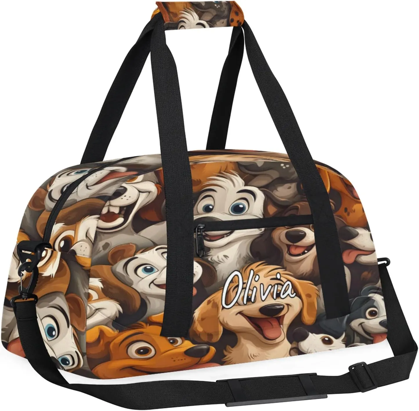 Custom Sports Gym Bag Personalized Name Travel Duffel Bag