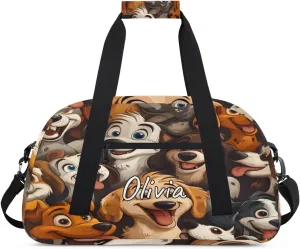 Custom Sports Gym Bag Personalized Name Travel Duffel Bag