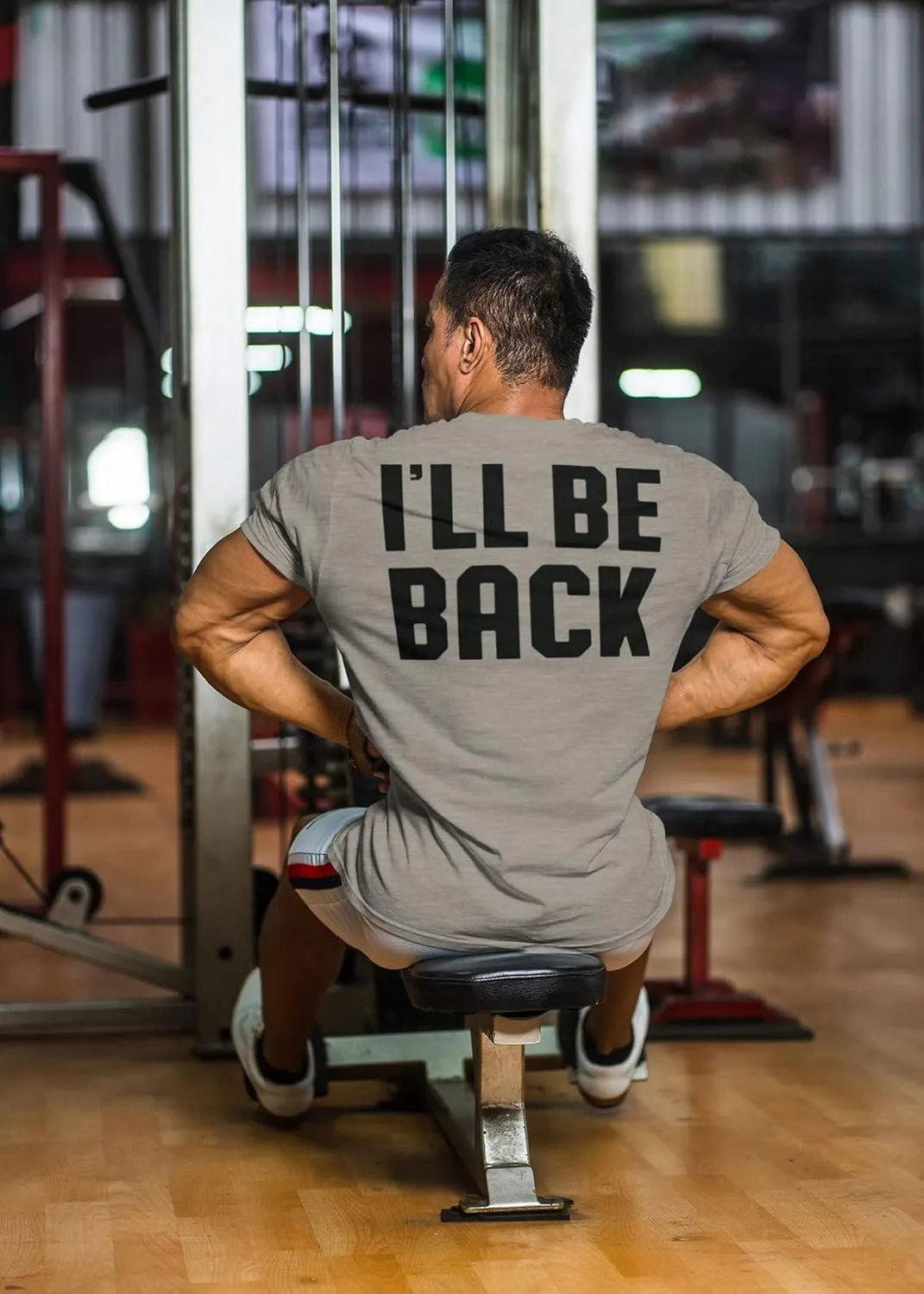 D R DETROIT REBELS Gym Time Cool Workout Shirt Men's Athletic T-Shirt for Bodybuilding