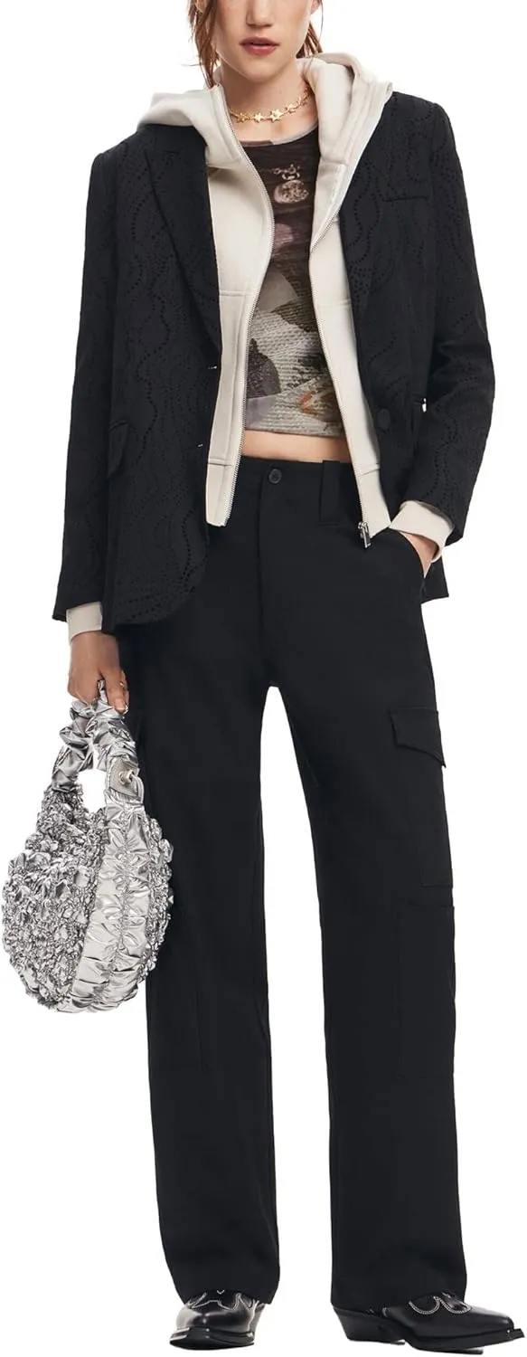 Desigual Women's Woman Woven Long Trousers