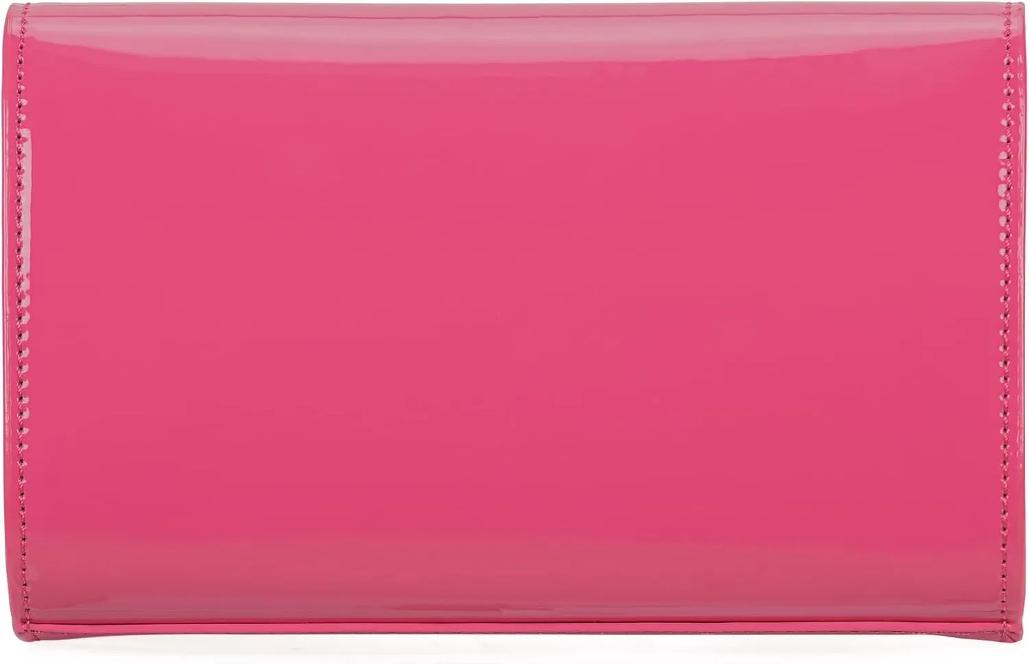 DEXMAY Women Envelope Evening Clutch Handbag Faux Patent Leather Foldover Clutch Bag Formal Purse