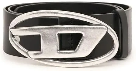 Diesel B-1DR Leather Logo Belt