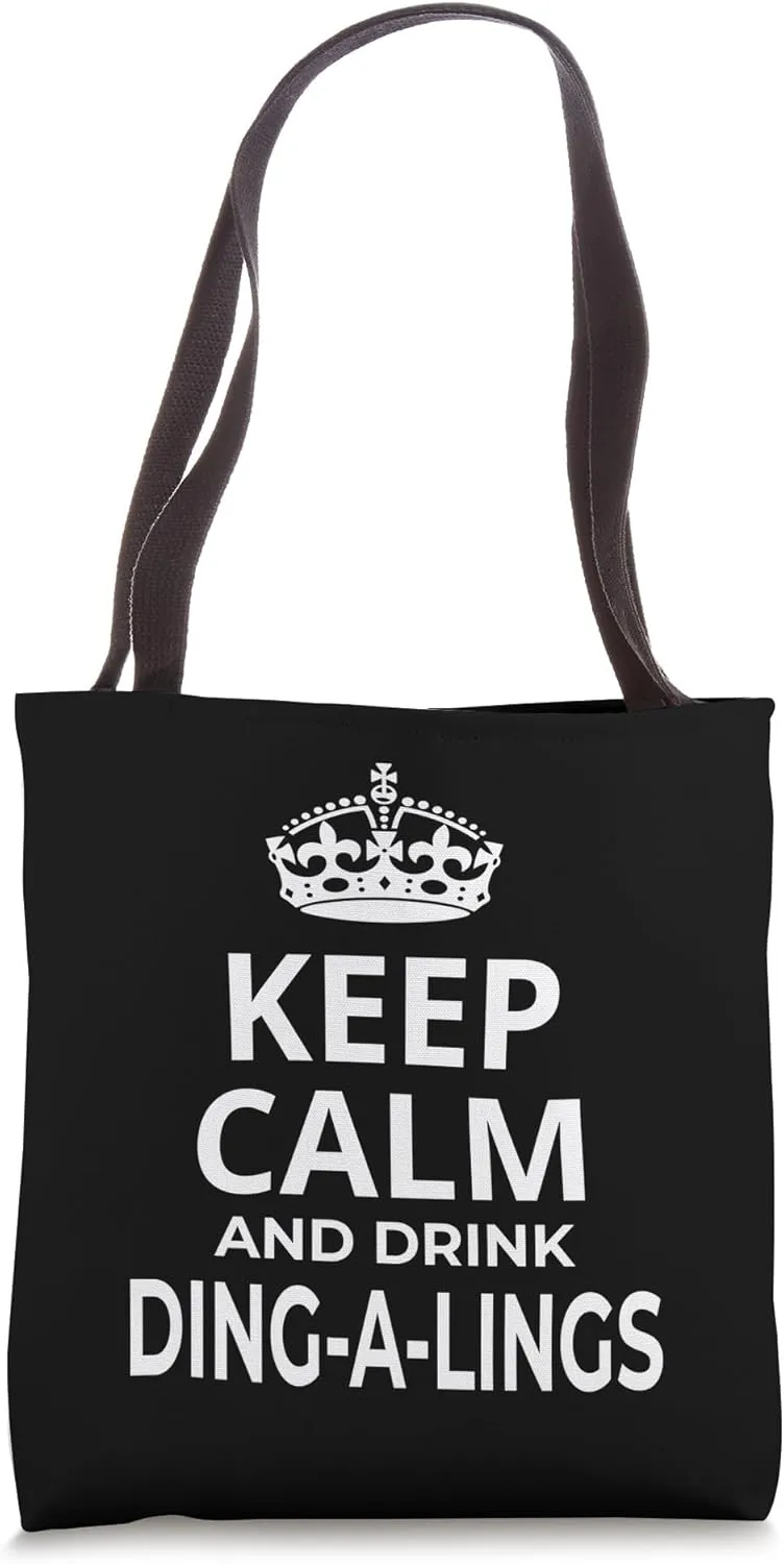 Dingaling Cocktails / Dingalings Cocktails Funny Saying Tote Bag