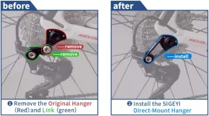 Direct Mount Derailleur Hanger for CVL-TH-1 Cervelo