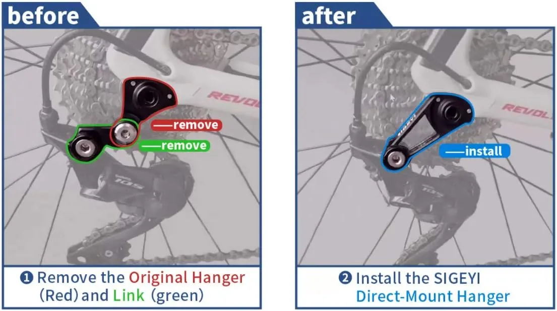 Direct Mount Derailleur Hanger for CVL-TH-1 Cervelo