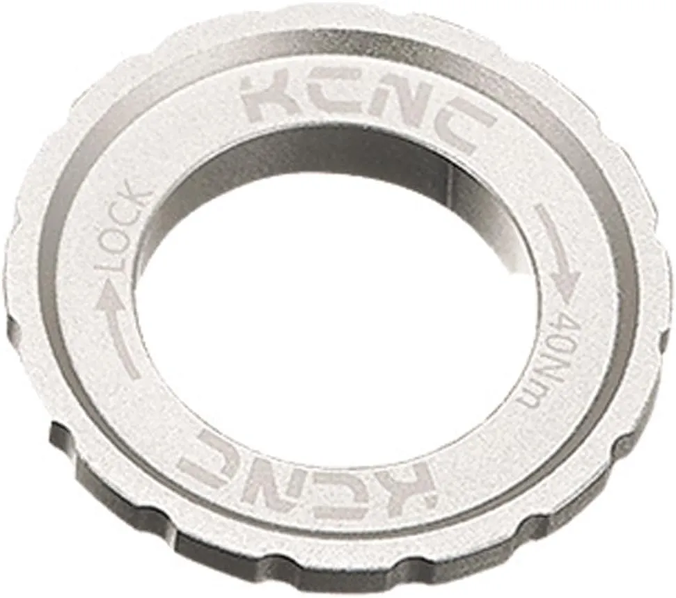Disc Brake Rotor, Silver, One Size, Locking Ring, Compatible with Shimano Center Lock