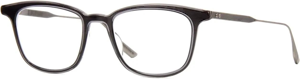 Dita DTX 114-49-03 Floren Eyeglasses Matte Crystal Clear/Antique Silver w/Demo Lens, 49mm