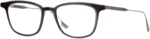 Dita DTX 114-49-03 Floren Eyeglasses Matte Crystal Clear/Antique Silver w/Demo Lens, 49mm