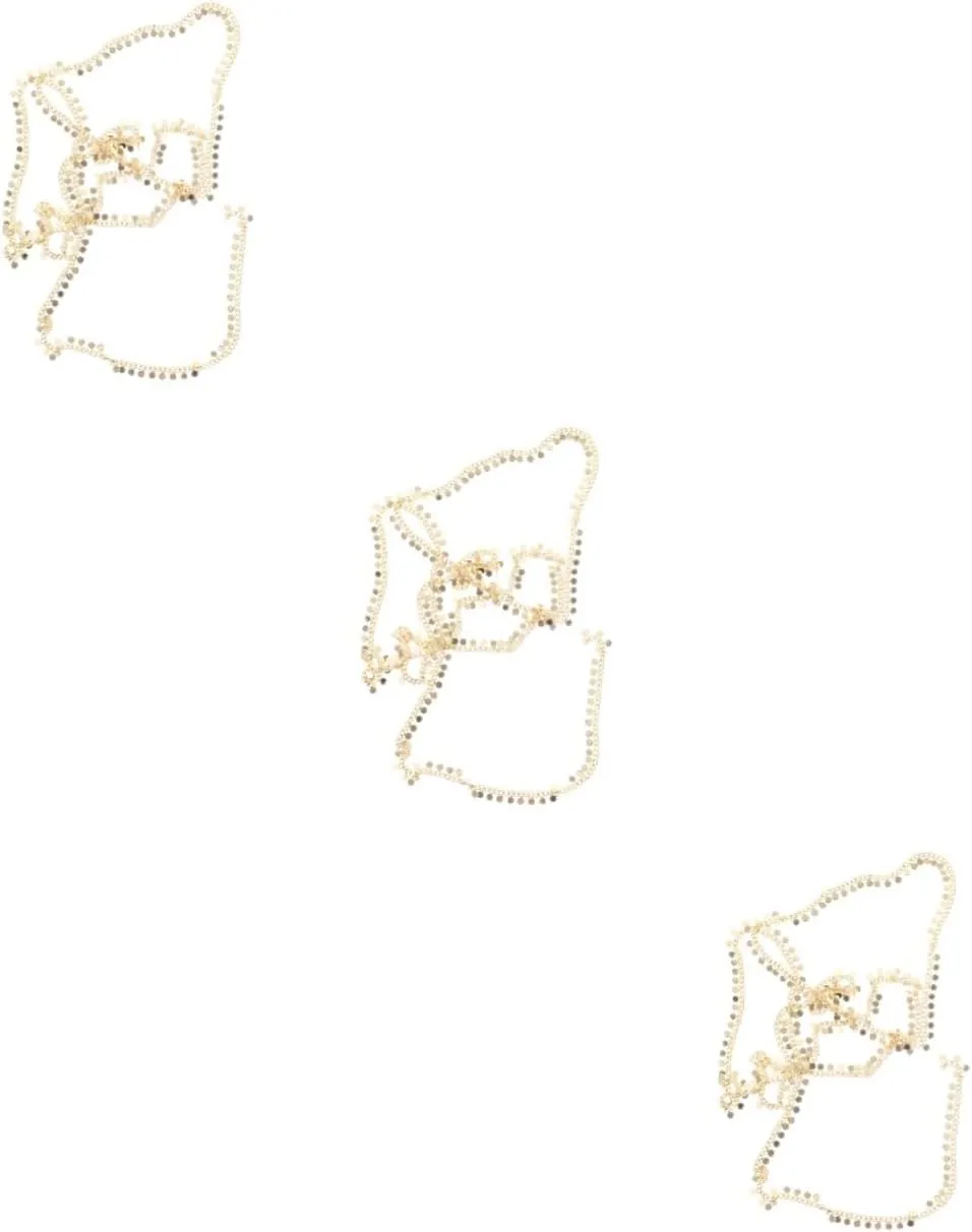 DIY Jewelry Chain Flat Round Disc Pendant Multipurpose Handmade Accessory for Crafting with Scissors for