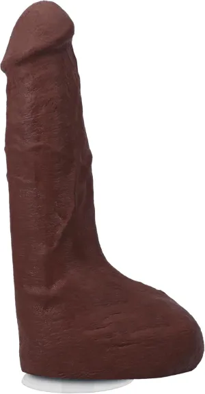 Doc Johnson The Realistic Dildo- Squirting 9.5 Inch ULTRAKSYN with Removable Vac-U-Lock Suction Cup - F-Machine and Harness Compatible - for Adults Only, Chocolate