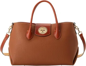 Dooney & Bourke Handbag, Pebble Turnlock Handle Tote 30