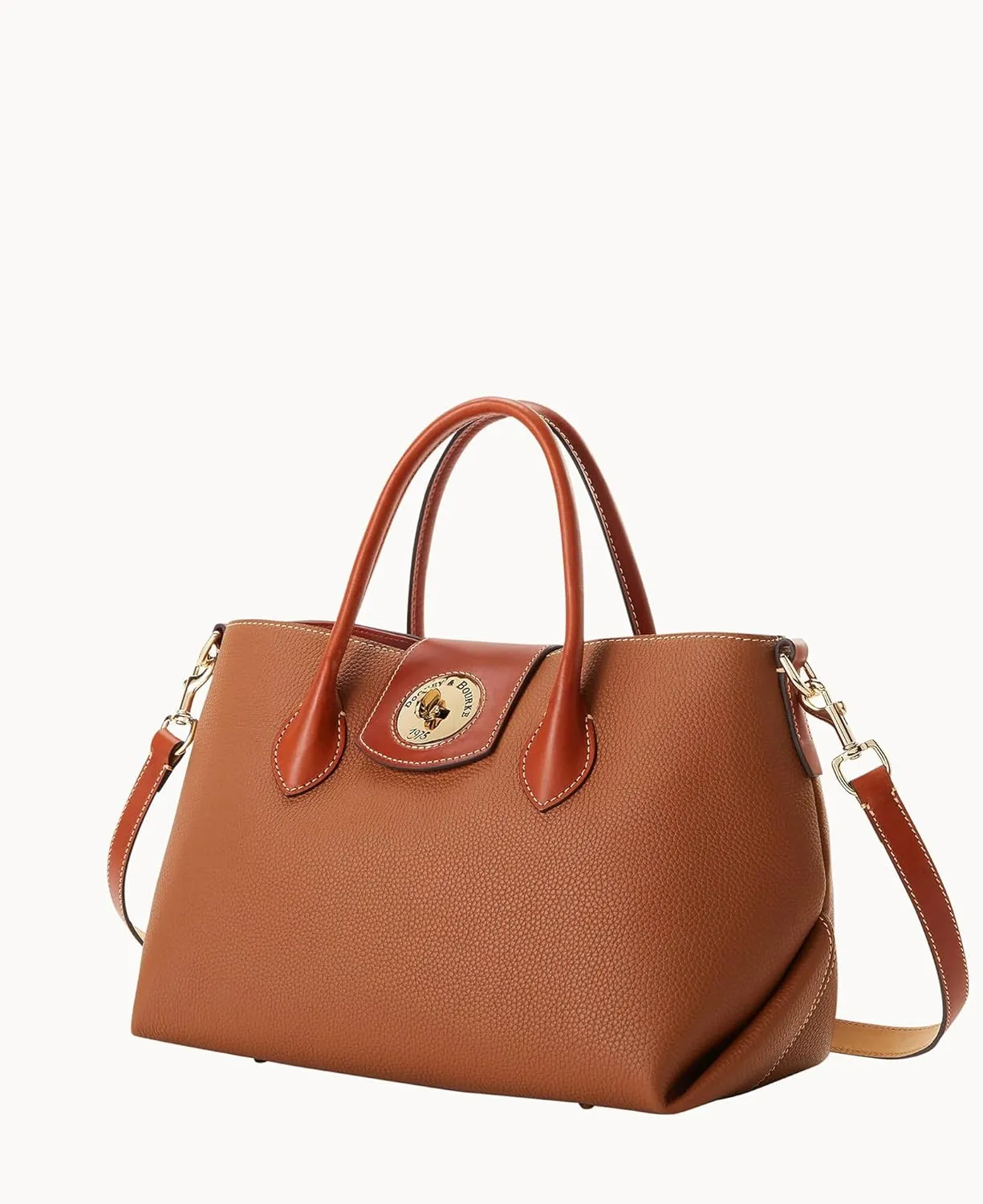Dooney & Bourke Handbag, Pebble Turnlock Handle Tote 30