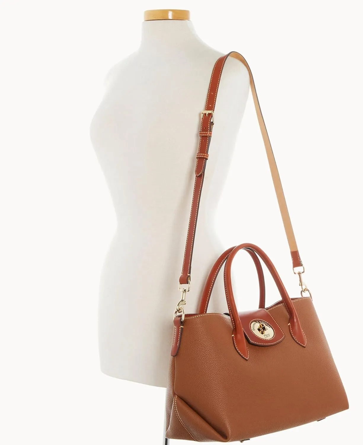 Dooney & Bourke Handbag, Pebble Turnlock Handle Tote 30