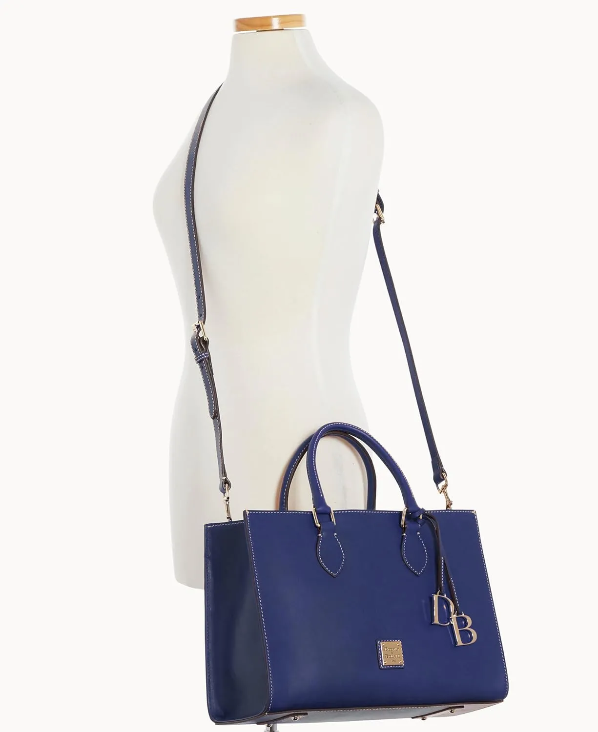 Dooney & Bourke Handbags for Women, Belmar Janine 35 Leather Tote Bag with Adjustable Shoulder Strap