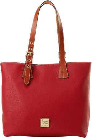 Dooney & Bourke Tote Bags for Women, Pebble Grain Leather Emily Tote Bag with Zipper Compartment