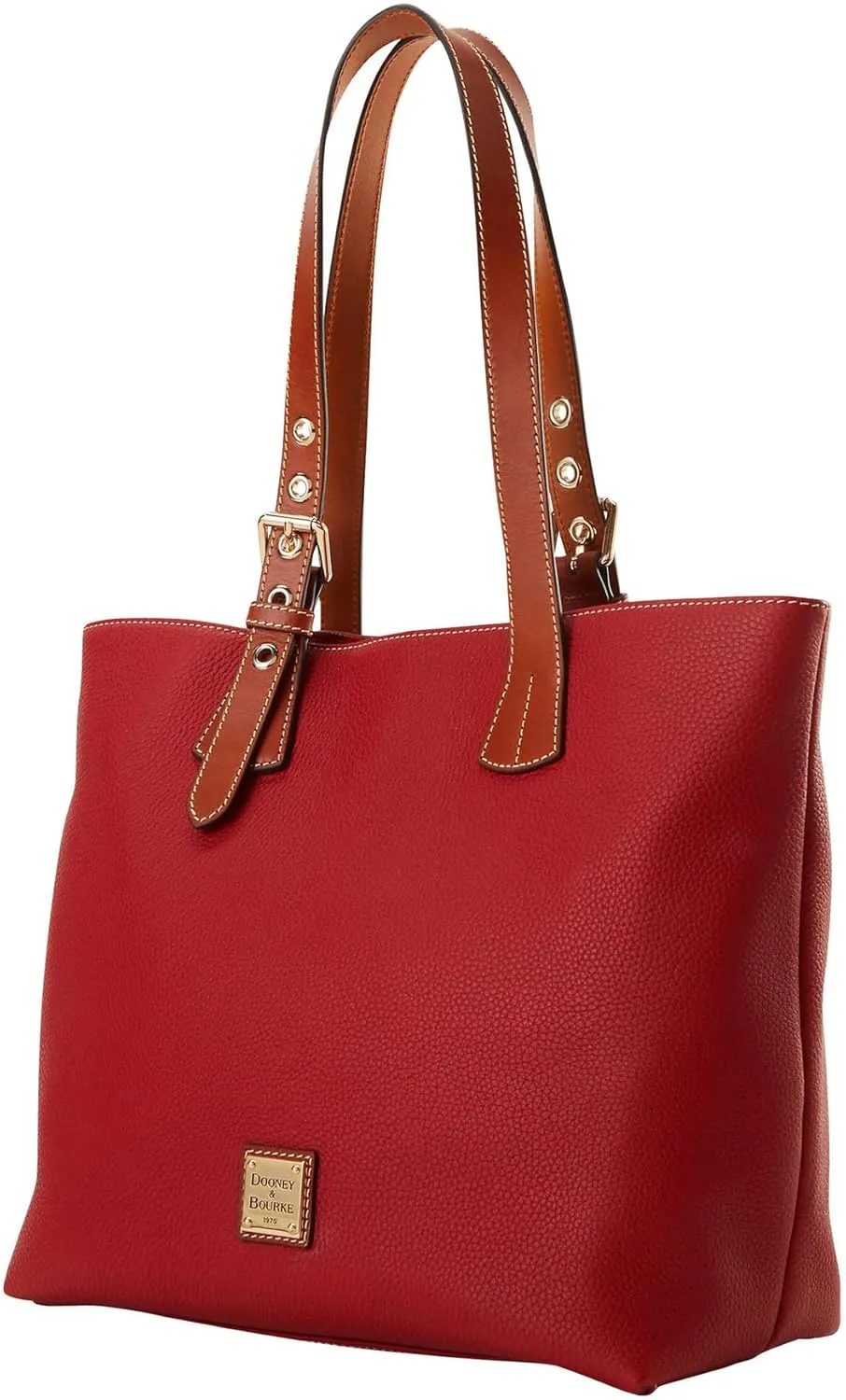 Dooney & Bourke Tote Bags for Women, Pebble Grain Leather Emily Tote Bag with Zipper Compartment