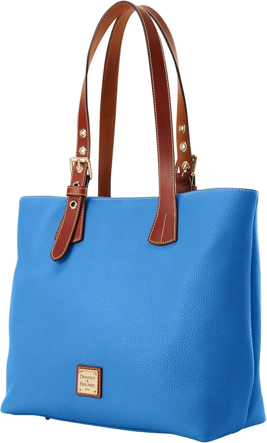 Dooney & Bourke Tote Bags for Women, Pebble Grain Leather Emily Tote Bag with Zipper Compartment