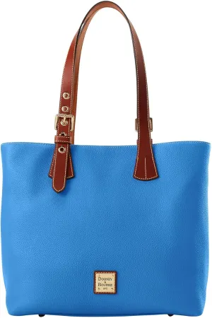 Dooney & Bourke Tote Bags for Women, Pebble Grain Leather Emily Tote Bag with Zipper Compartment