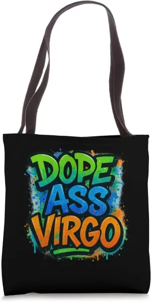 Dope Ass Virgo Zodiac Sign Graffiti Tote Bag