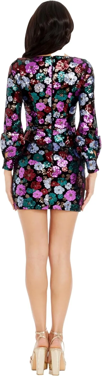 Dress the Population Women's Elvie Bodycon Mini Dress