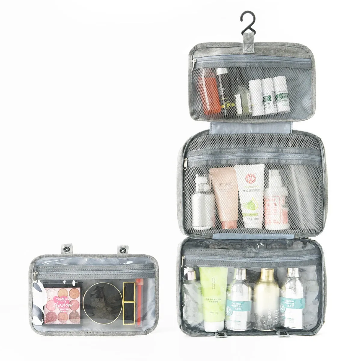 Dry Wet Separation Hanging Storage Toiletries Cosmetic Bags