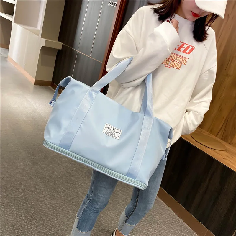 Dry Wet Separation Large Capacity Yoga Shoulder Bags