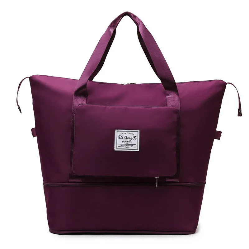 Dry Wet Separation Training Leisure Portable Foldable Travel Bags